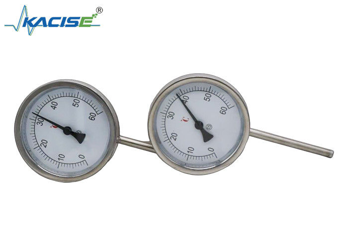 Bimetallthermometer aus Edelstahl 304/316 mit anpassbarer Stammlänge und Zertifizierung nach EN 13190 oder ASME B40.3