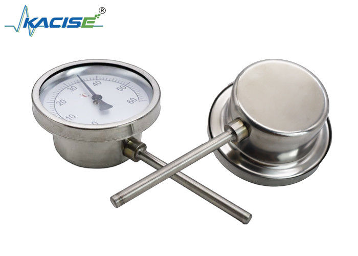 WSS-411W Industrie-Bimetallthermometer mit Edelstahl 304/316, anpassbare Stammlänge und keine Stromversorgung erforderlich