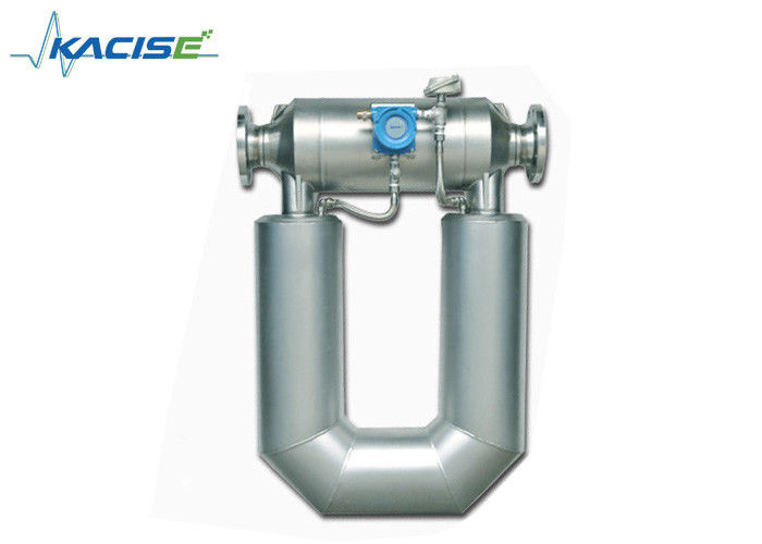 Edelstahl Coriolis Massenmeter, zähflüssiger Schlamm Coriolis-Effekt-Strömungsmesser
