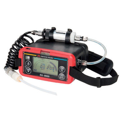 Riken Keiki RX-8000 tragbares Gasmonitor mit nicht dispersierender Infrarot- (IR) -Erkennung Wasserdichte Konstruktion und digitales Display