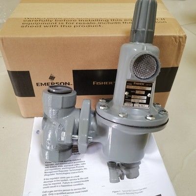 Gasdruckminderer der Serie 627 mit einem Ausgangsdruckbereich von 5 bis 500 psig, internem Überdruckventil und manipulationssicherem Design