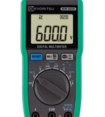 Kyoritsu 1021R Digitalmultimeter mit Open-Loop-Spannung < 3,0 V und R03 (1,5 V) × 2 Stromquelle für automatische Bereichsmessung