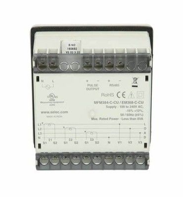Digitales Multifunktionsmessgerät für 300 V AC/DC, 96 x 96 mm, Panelmontage-Energiemonitor mit CE-, RoHS-, UL- und MID-Zertifizierung