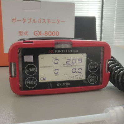 Riken Keiki GX-8000 Multi-Gas-Detektor mit Wärmeleitfähigkeit Digital LCD-Display und wasserdichtem Aufbau