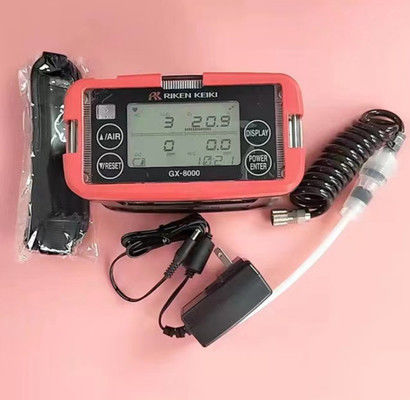 Riken Keiki GX-8000 Multi-Gas-Detektor mit Wärmeleitfähigkeit Digital LCD-Display und wasserdichtem Aufbau