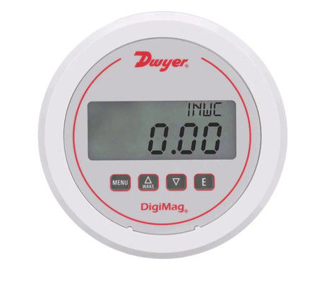 Dwyer DM-1000 DigiMag Digitale Differentialdruckmessgerät mit ±1% Genauigkeit, aus Edelstahl und 1/8 NPT-Verbindung
