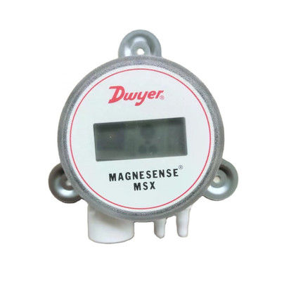 Dwyer MSX-W20-PA Magnesense-Differenzdrucktransmitter mit bidirektionaler Druckmessung, Quadratwurzelextraktion und 4-20-mA-Stromausgang