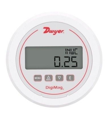 Digitale Differentialdruckmessgeräte der Dwyer DM-1000-Serie mit LCD-Display, Temperaturkompensation und Multifunktionsmessung