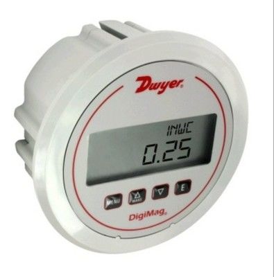 Digitale Differentialdruckmessgeräte der Dwyer DM-1000-Serie mit LCD-Display, Temperaturkompensation und Multifunktionsmessung