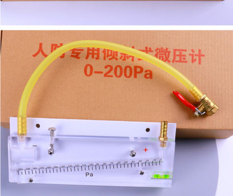 KMC-DP-200 Schrägstrich Unterdruckmanometer (0–200 Pa) für die Brandschutztechnik