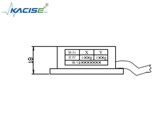 Temperaturbereich Biaxialschnellmesssensor Modul Vibrationsleistung im Bereich ±10 g