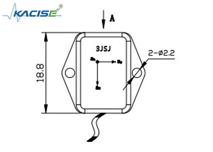 K-3JSJ-001 Leichtgewicht 3-Achsen-Beschleunigungssensor/Triaxial-Hochgeschwindigkeitsbeschleuniger 0~3 V
