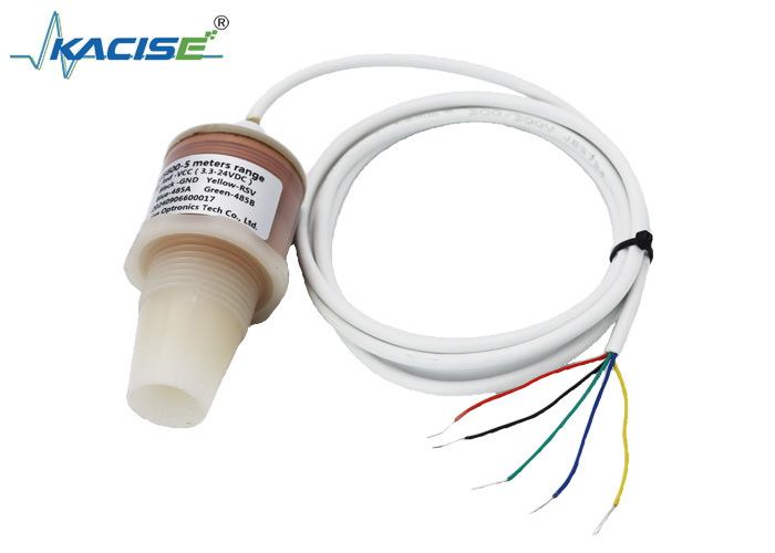 PVDF 5m intelligenter Ultraschall-Wasserstandsmesser 5V RS485 Ausgang Flüssigkeitsstandsensor KUS600