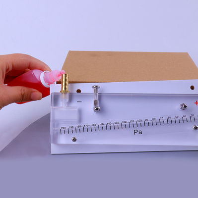 Neigungsrohr-Manometer-Negativdruckmessgerät mit 0-200 Pa-Bereich ±0,5% Genauigkeit für Feuerwehrtechnik