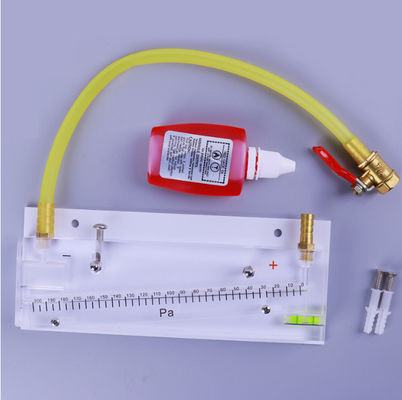Neigungsrohr-Manometer-Negativdruckmessgerät mit 0-200 Pa-Bereich ±0,5% Genauigkeit für Feuerwehrtechnik