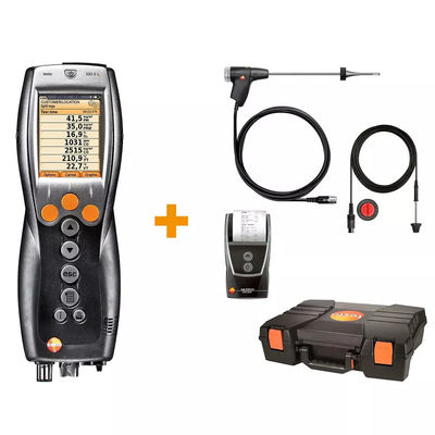 Testo 330-2 LL Pro Rauchgasanalysator mit Langlebigkeitssensoren, Farbgrafik und TÜV-getestet für die Verbrennungsanalyse