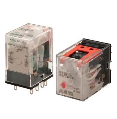 Omron MY2-GS Allzweckrelais mit 24VDC-Betrieb, 662 Ω Spulenwiderstand und DPDT-Kontaktformular