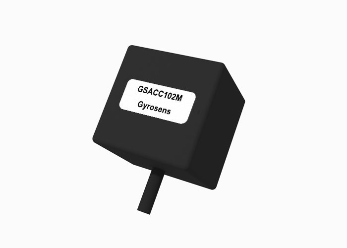 GSACC102M MEMS-Beschleunigungsmesser mit einem Bereich von ±10 g, einer Bandbreite von ≤ 1500 Hz und einer Empfindlichkeit von 100 ±30 mV/g für die Vibrationsüberwachung