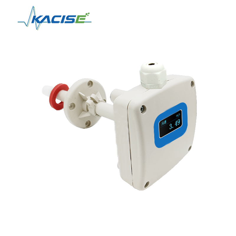KQS-PWS Hochtemperaturbeständiger, korrosionsbeständiger Kanal-Windgeschwindigkeitssensor mit niedriger Startwindgeschwindigkeit ≤ 0,1 m/s