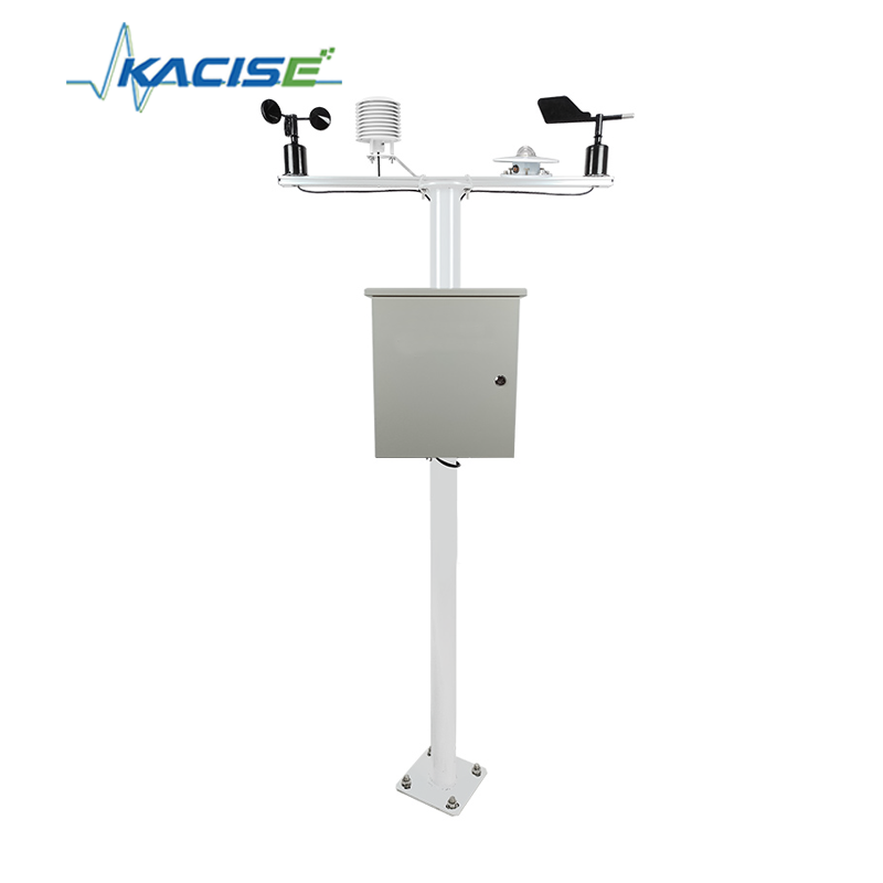 KQZ-GF Photovoltaik-Wetterstation mit Meteorologischen Sensoren, vollständig wasserdichtem Design und anpassbarem Montagestiel