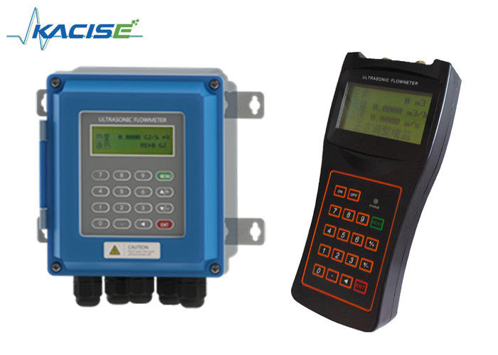 Hochgenauigkeit ±1% tragbares Ultraschall-Durchflussmesser mit RS485 Modbus-Kommunikation für digitale Wasserflussmessung