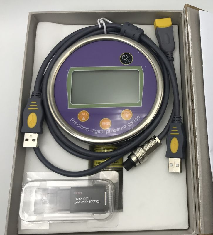 Hochpräzisions-Druckmessgerät aus Edelstahl mit Touch Button und Datalogger GXPS201C