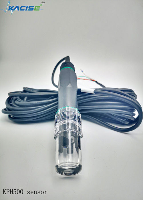 KPH500 Mikro-Wasserqualitätssensor, PVC-PH-ORP-Messgerät-Controller mit 0–14 PH-Bereich und IP68-Schutz