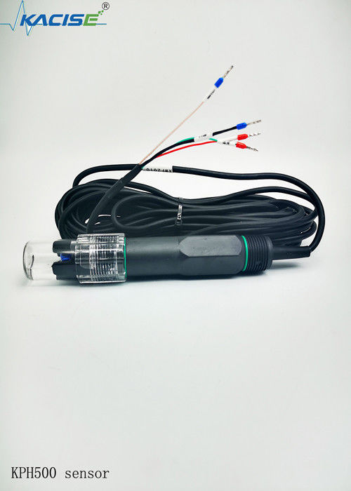 KPH500 Mikro-Wasserqualitätssensor, PVC-PH-ORP-Messgerät-Controller mit 0–14 PH-Bereich und IP68-Schutz