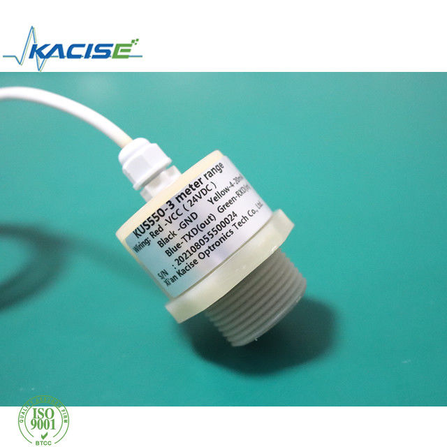 RS485-Ausgang IP68 Wasserdichter, korrosionsbeständiger PTFE-Ultraschall-Füllstandsensor KUS550